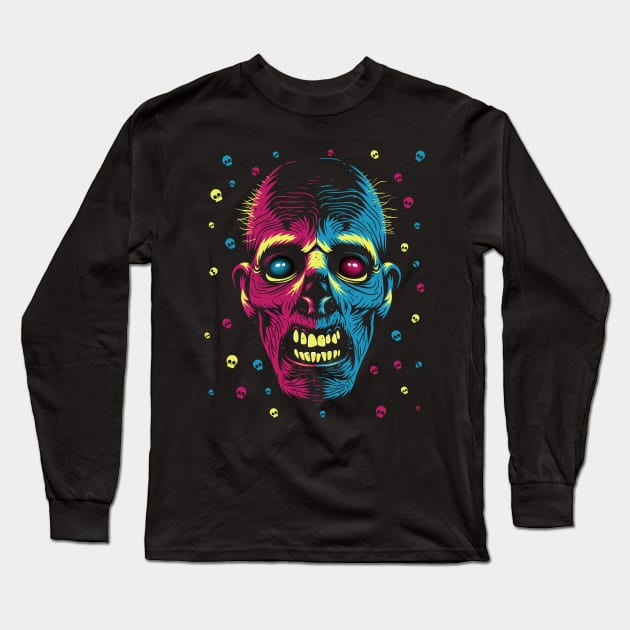 Beautiful zombie Long Sleeve T-Shirt by albertocubatas